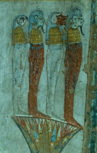 The four sons of Horus (image courtesy of Brian Robinson 2023)