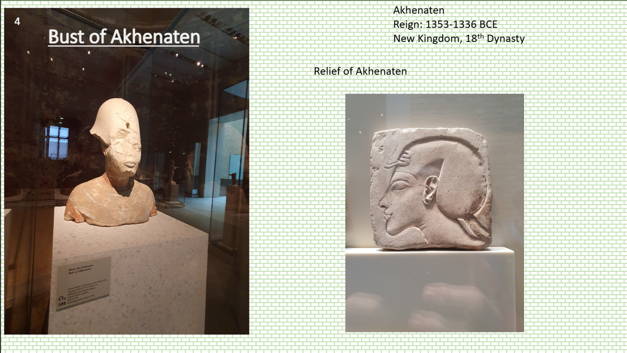 And this is Nefertiti’s husband. His chin is more pronounced than hers.