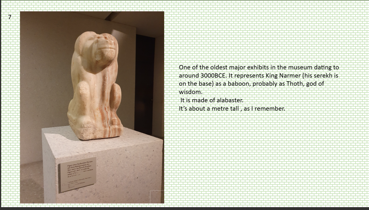 Egypt is known for its alabaster and this is a fine example of a carving.