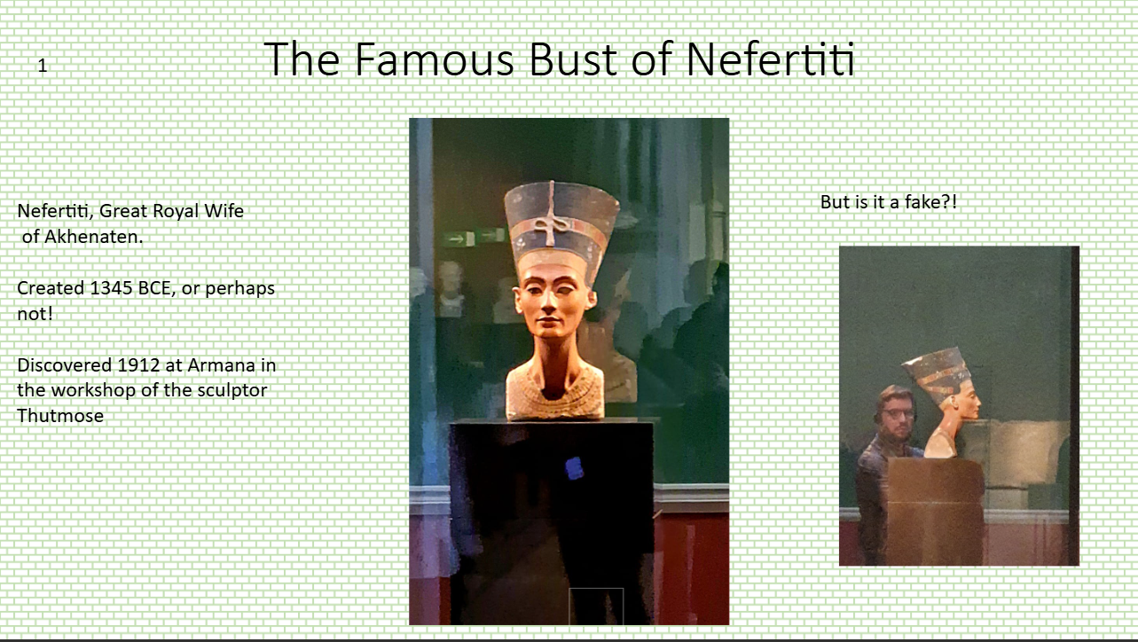 The museum is so proud of this remarkable scultpture it has its own special room with security guards. Photography is not allowed in the room so these pictures were taken at an acceptable distance.